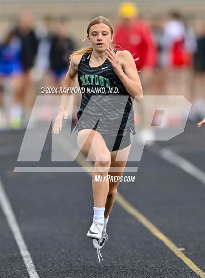 Thumbnail 1 in IHSAA Delta Sectionals (100 Meter)  photogallery.