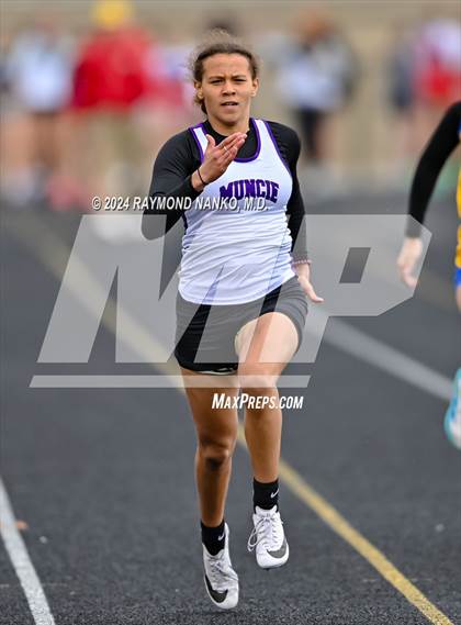 Thumbnail 1 in IHSAA Delta Sectionals (100 Meter)  photogallery.