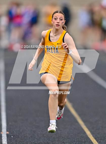 Thumbnail 3 in IHSAA Delta Sectionals (100 Meter)  photogallery.