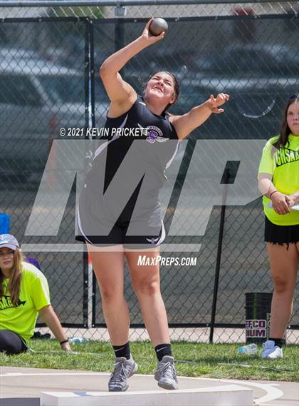 Thumbnail 2 in CHSAA Track & Field 4A Championships (Girls Shot Put) photogallery.