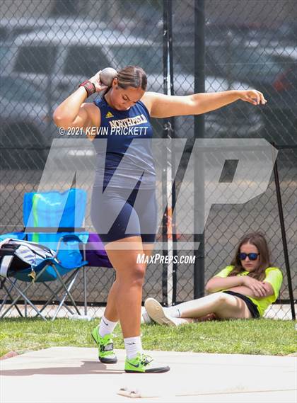 Thumbnail 1 in CHSAA Track & Field 4A Championships (Girls Shot Put) photogallery.