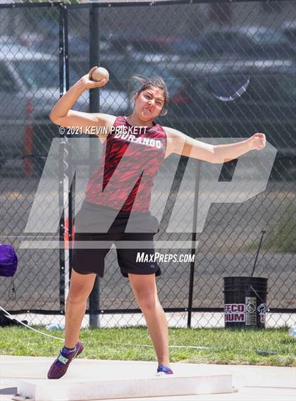 Thumbnail 2 in CHSAA Track & Field 4A Championships (Girls Shot Put) photogallery.