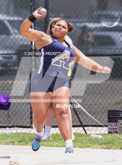 Thumbnail 2 in CHSAA Track & Field 4A Championships (Girls Shot Put) photogallery.