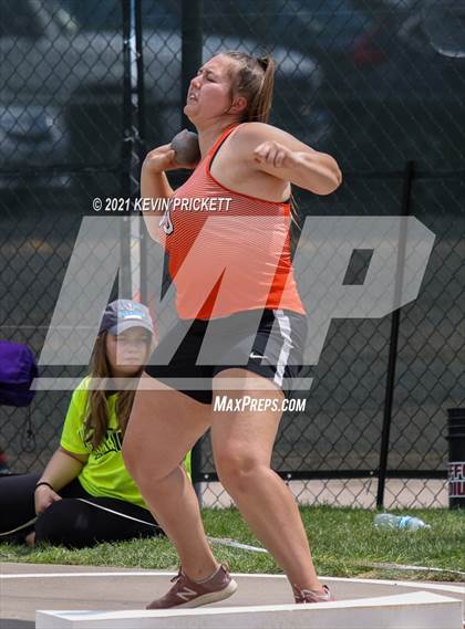 Thumbnail 2 in CHSAA Track & Field 4A Championships (Girls Shot Put) photogallery.