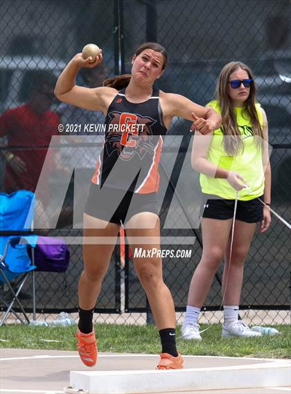 Thumbnail 2 in CHSAA Track & Field 4A Championships (Girls Shot Put) photogallery.