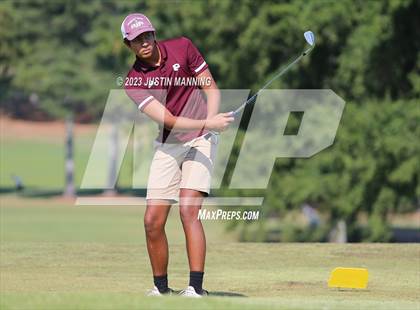 Thumbnail 3 in AAA 3A Class 5 District Playoff photogallery.