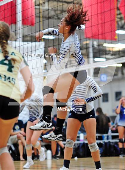 Thumbnail 2 in San Juan Hills vs. Murrieta Mesa (Queen's Court Tournament) photogallery.