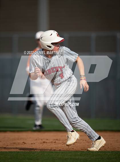 Thumbnail 3 in Liberty vs. White (UIL 5A Baseball Region 2 Area) photogallery.