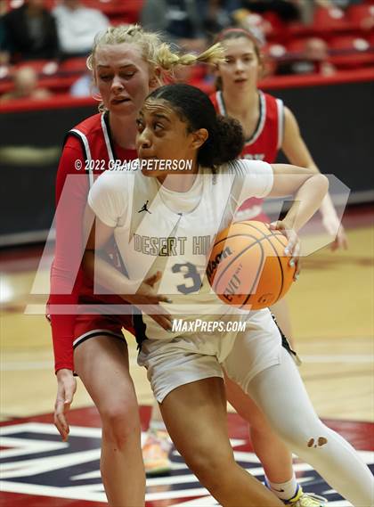 Thumbnail 3 in Desert Hills vs. Hurricane (UHSAA 4A Quarterfinal Playoff) photogallery.