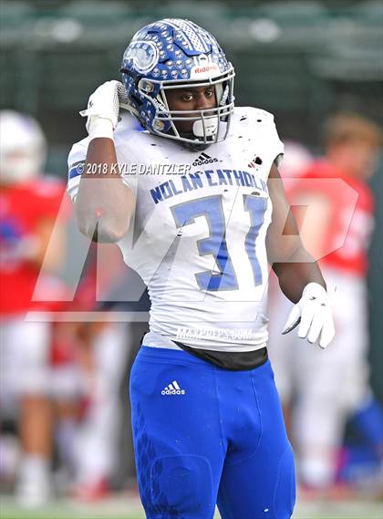 Thumbnail 2 in Nolan Catholic vs. Parish Episcopal (TAPPS  Division 1 Quarterfinal) photogallery.