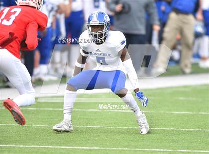 Thumbnail 1 in Nolan Catholic vs. Parish Episcopal (TAPPS  Division 1 Quarterfinal) photogallery.