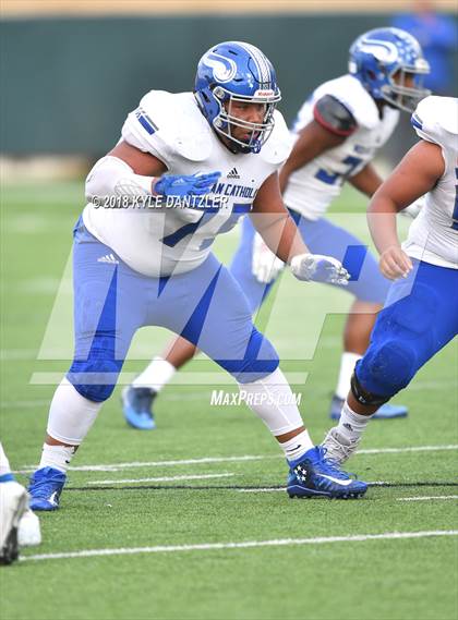 Thumbnail 1 in Nolan Catholic vs. Parish Episcopal (TAPPS  Division 1 Quarterfinal) photogallery.