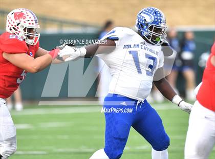 Thumbnail 1 in Nolan Catholic vs. Parish Episcopal (TAPPS  Division 1 Quarterfinal) photogallery.
