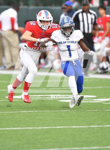 Thumbnail 1 in Nolan Catholic vs. Parish Episcopal (TAPPS  Division 1 Quarterfinal) photogallery.
