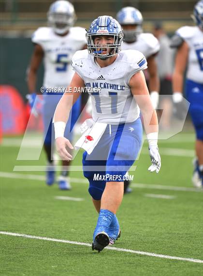 Thumbnail 1 in Nolan Catholic vs. Parish Episcopal (TAPPS  Division 1 Quarterfinal) photogallery.
