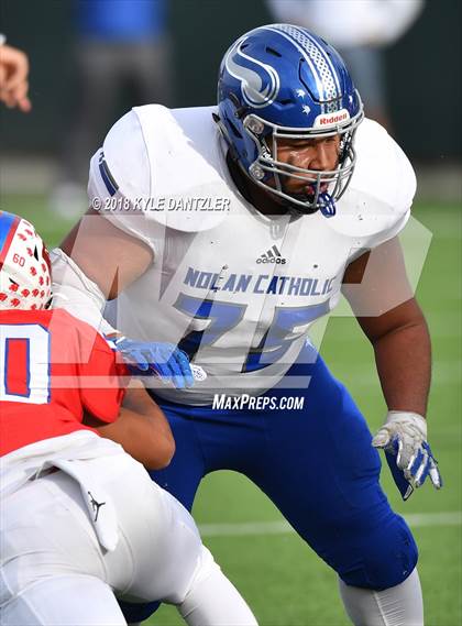 Thumbnail 1 in Nolan Catholic vs. Parish Episcopal (TAPPS  Division 1 Quarterfinal) photogallery.