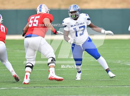 Thumbnail 1 in Nolan Catholic vs. Parish Episcopal (TAPPS  Division 1 Quarterfinal) photogallery.