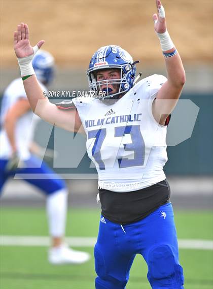 Thumbnail 1 in Nolan Catholic vs. Parish Episcopal (TAPPS  Division 1 Quarterfinal) photogallery.