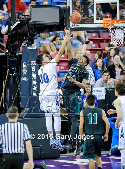 Thumbnail 1 in Liberty Ranch vs. Capital Christian (CIF SJS D4 Final) photogallery.