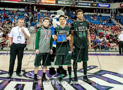 Thumbnail 3 in Liberty Ranch vs. Capital Christian (CIF SJS D4 Final) photogallery.