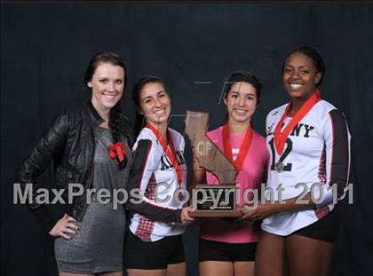 Thumbnail 1 in Albany vs. Cathedral Catholic (CIF State D3 Trophy/Team Awards) photogallery.