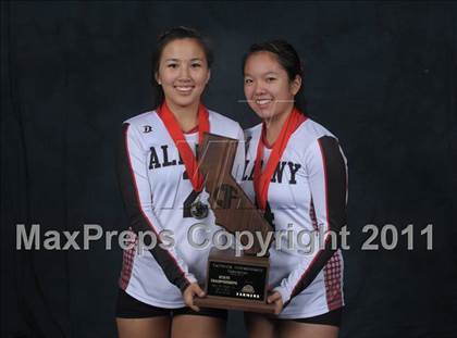 Thumbnail 3 in Albany vs. Cathedral Catholic (CIF State D3 Trophy/Team Awards) photogallery.