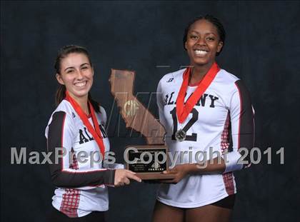 Thumbnail 2 in Albany vs. Cathedral Catholic (CIF State D3 Trophy/Team Awards) photogallery.