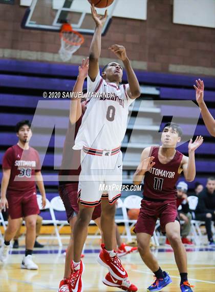 Thumbnail 2 in Sotomayor vs. St. Pius X-St. Matthias Academy (Greatest Showcase on Earth) photogallery.
