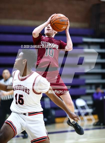 Thumbnail 3 in Sotomayor vs. St. Pius X-St. Matthias Academy (Greatest Showcase on Earth) photogallery.