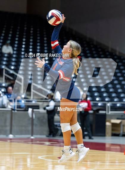 Thumbnail 2 in Wimberley vs. Randall (UIL 4A Volleyball Division II Final) photogallery.