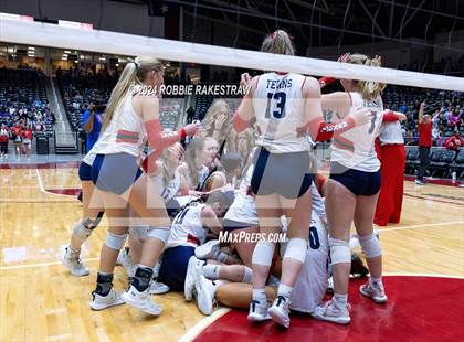 Thumbnail 1 in Wimberley vs. Randall (UIL 4A Volleyball Division II Final) photogallery.
