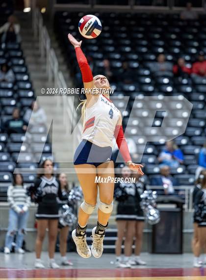 Thumbnail 3 in Wimberley vs. Randall (UIL 4A Volleyball Division II Final) photogallery.