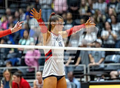 Thumbnail 1 in Wimberley vs. Randall (UIL 4A Volleyball Division II Final) photogallery.