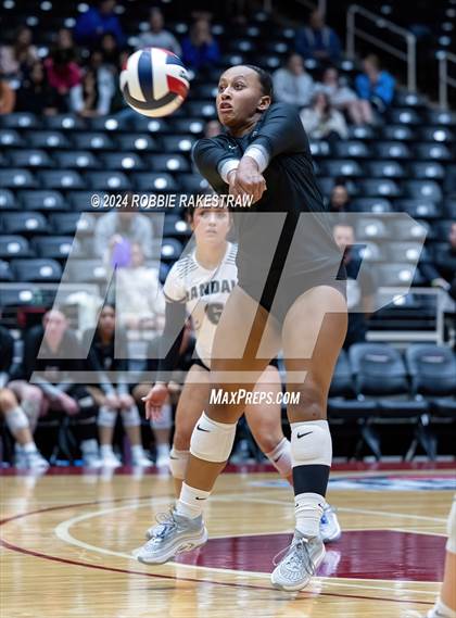Thumbnail 3 in Wimberley vs. Randall (UIL 4A Volleyball Division II Final) photogallery.