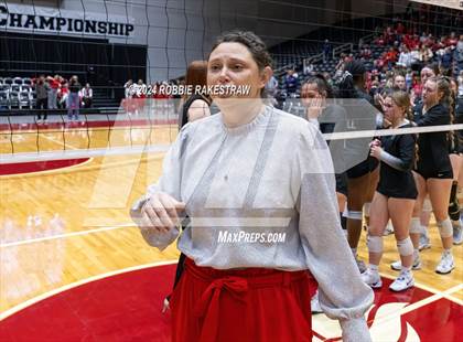 Thumbnail 1 in Wimberley vs. Randall (UIL 4A Volleyball Division II Final) photogallery.