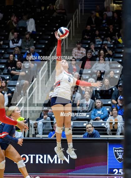 Thumbnail 3 in Wimberley vs. Randall (UIL 4A Volleyball Division II Final) photogallery.