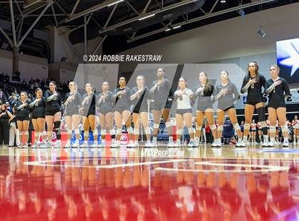 Thumbnail 1 in Wimberley vs. Randall (UIL 4A Volleyball Division II Final) photogallery.