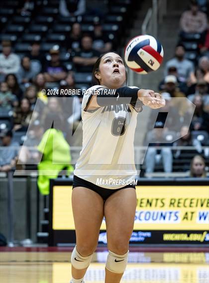 Thumbnail 1 in Wimberley vs. Randall (UIL 4A Volleyball Division II Final) photogallery.