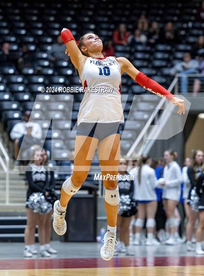 Thumbnail 2 in Wimberley vs. Randall (UIL 4A Volleyball Division II Final) photogallery.