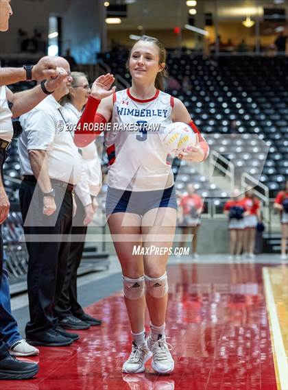 Thumbnail 1 in Wimberley vs. Randall (UIL 4A Volleyball Division II Final) photogallery.