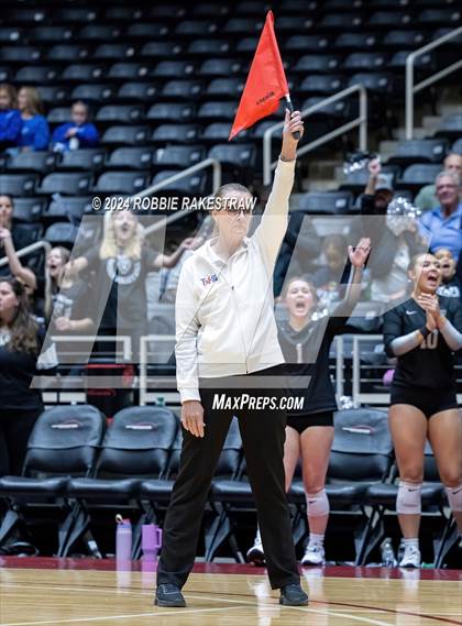 Thumbnail 3 in Wimberley vs. Randall (UIL 4A Volleyball Division II Final) photogallery.