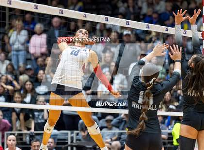 Thumbnail 2 in Wimberley vs. Randall (UIL 4A Volleyball Division II Final) photogallery.