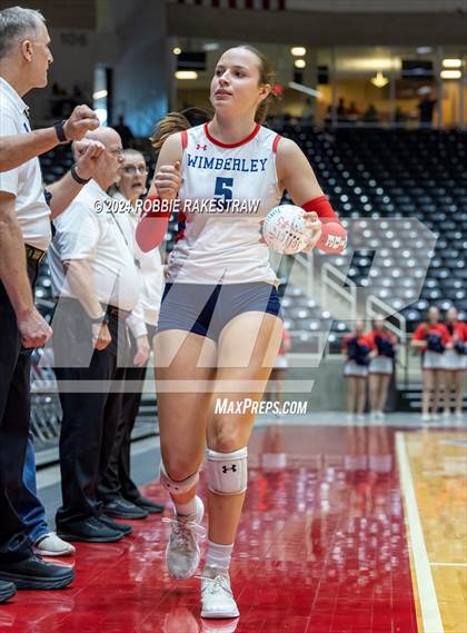 Thumbnail 3 in Wimberley vs. Randall (UIL 4A Volleyball Division II Final) photogallery.