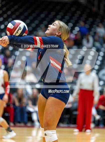 Thumbnail 2 in Wimberley vs. Randall (UIL 4A Volleyball Division II Final) photogallery.