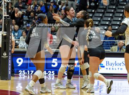 Thumbnail 3 in Wimberley vs. Randall (UIL 4A Volleyball Division II Final) photogallery.