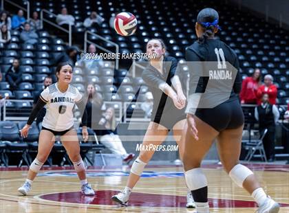 Thumbnail 1 in Wimberley vs. Randall (UIL 4A Volleyball Division II Final) photogallery.