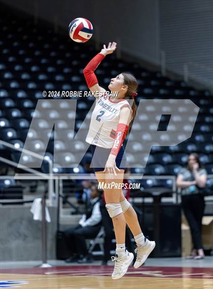 Thumbnail 3 in Wimberley vs. Randall (UIL 4A Volleyball Division II Final) photogallery.