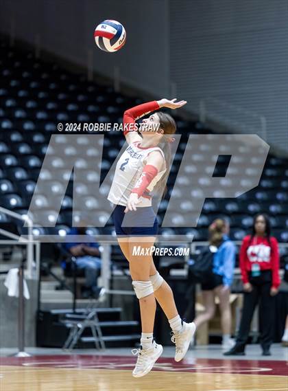 Thumbnail 2 in Wimberley vs. Randall (UIL 4A Volleyball Division II Final) photogallery.