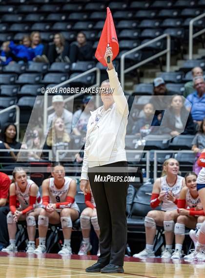 Thumbnail 3 in Wimberley vs. Randall (UIL 4A Volleyball Division II Final) photogallery.