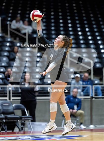 Thumbnail 2 in Wimberley vs. Randall (UIL 4A Volleyball Division II Final) photogallery.
